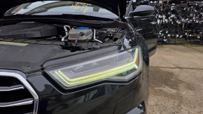 Фара передняя левая в сборе Audi A6 C7 16-18 рест LED, под полировку, сколы, выгорание LED
