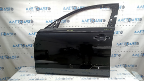 Двері голі передні ліві Audi A6 C7 12-18 чорний LY9T, подряпини