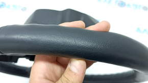 Руль голый Ford Edge 19-23 кожа черный, подогрев, потерт, царапины