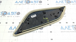 Накладка центральной консоли боковая левая Audi A6 C7 12-18 кожа бежевая