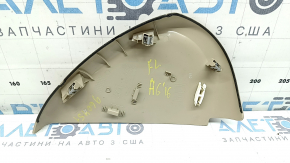 Накладка передней панели боковая левая Audi A6 C7 12-18 бежевая, царапины