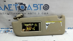 Козирок лівий Audi A6 C7 12-16 бежевий, без гачка, відклеїлась наклейка, під хімчистку