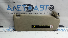 Козырек левый Audi A6 C7 12-16 бежевый, без крючка, отклеилась наклейка, под химчистку