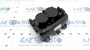 Подстаканник центральной консоли Audi A6 C7 12-18 кожа бежевая с хром