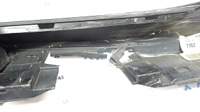 Порог правый Audi A6 C7 16-18 рест, s-line, черный, прижат, царапины, отсутствуют фрагменты