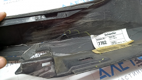 Порог правый Audi A6 C7 16-18 рест, s-line, черный, прижат, царапины, отсутствуют фрагменты