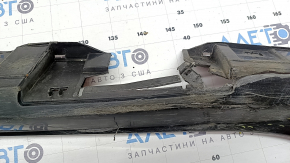 Порог правый Audi A6 C7 16-18 рест, s-line, черный, прижат, царапины, отсутствуют фрагменты