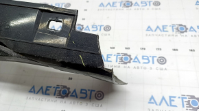 Порог правый Audi A6 C7 16-18 рест, s-line, черный, прижат, царапины, отсутствуют фрагменты