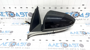 Зеркало боковое левое в сборе Hyundai Tucson 22-24 8+2 пинов, поворотник, камера, подогрев, BSM, черное с хром, поплавлено