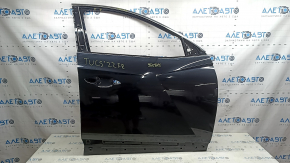 Двері голі передні праві Hyundai Tucson 22-26 з верхнім молдингом хром, чорний S3B