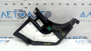 Накладка передней стойки нижняя левая Hyundai Tucson 22-24 черная, царапины