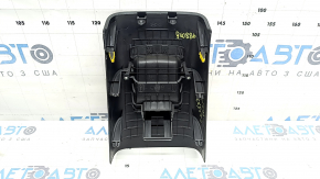 Накладка центральной консоли задняя Hyundai Tucson 22-26 черная, тип 2, царапины, сломано крепление, тычка