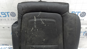 Подушка заднего ряда сидений 2 ряд левая Hyundai Tucson 22-26 кожа черная, перфорация, с подогревом, пятна оплавленного пластика, под химчистку