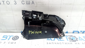 Накладка бокового зеркала правого Toyota Prius 50 16-22 с хром молдингом