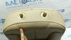 Обшивка спинки водительского сиденья BMW 3 F30 16-18 кожа бежевая, Sport, подогрев, под химчистку