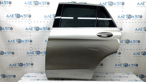 Дверь в сборе задняя левая Mercedes GLC 16-22 SUV, keyless, тонировка, серебро 859, царапины на молдинге