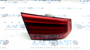 Ліхтар внутрішній кришка багажника лівий BMW 3 F30 16-18 світлий, тріщини