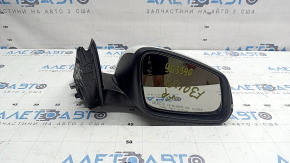 Зеркало боковое правое в сборе BMW 3 F30 4d 12-12 usa 5 пинов, крепление мат, поворотник, белое, сколы