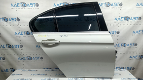 Дверь в сборе задняя правая BMW 3 F30 12-18 белый 300, царапины на верхнем молдинге