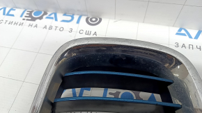 Решетка радиатора grill правая BMW 3 F30 4d 12-18 plug-in хром с синим, тычки