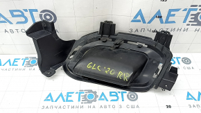 Накладка заднего бампера нижняя правая Mercedes GLC 300 16-22 AMG pkg