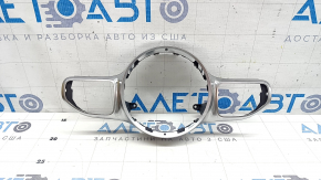 Накладка руля верхняя Mercedes GLC 20-22 хром, AMG pkg