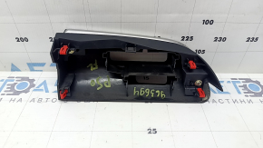 Накладка торпеды левая Toyota Prius 50 16-22 черная, тип 2, царапины
