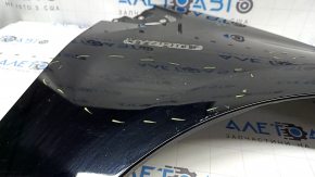 Крыло переднее правое Toyota Prius 50 16-22 черный 218, тычки, вмятинки