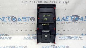Накладка центральной консоли задняя Toyota Prius 50 16-18 черная, царапины