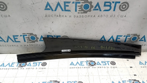 Накладка дверей збоку задня права BMW X5 G05 19-26 передня, чорний глянець, дрібні подряпини