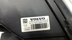 Фара передняя левая в сборе Volvo XC90 16-17 LED, под полировку, паутинка