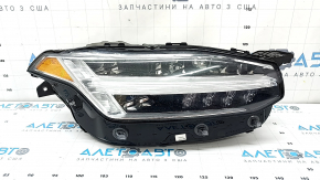 Фара передняя правая в сборе Volvo XC90 16-17 LED, под полировку, паутинка