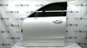 Двері в зборі передня ліва Volvo XC90 16-26 keyless, білий 707, під камеру, тички, вм'ятина, маркування на склі