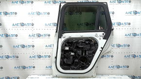 Дверь в сборе задняя правая Volvo XC90 16-26 keyless, тонировка, белый 707, тычки, вмятина, маркировка на стекле