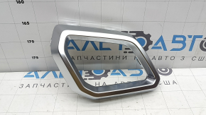 Накладка губы переднего бампера правая Honda CRV 23-26 HEV хром