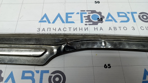 Накладка заднего бампера Toyota Prius 50 16-22 хром, вздулся хром