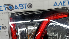 Фонарь верхний крыло левый Toyota Prius 50 16-18 царапины, стекло грязное изнутри