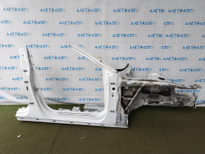 Чверть передня права Audi A5 F5 18-25 5D відпилена, з центральною стійкою, біла