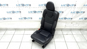 Заднее сиденье левое 2 ряд Volvo XC90 16-23 кожа черная наппа, под 3 ряда, царапины