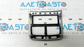 Накладка центральной консоли задняя Volvo XC90 16-25 тип 1, черный глянец, царапины, тычка