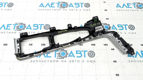 Накладка центральной консоли верхняя Volvo XC90 16-22 T5, T6, черный глянец, царапины