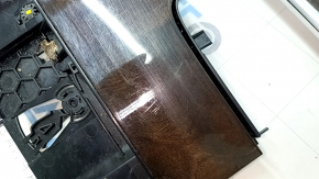Комплект накладок салона Volvo XC90 16-23 под дерево Classic wood / Flame birch, Bowers & Wilkins, с подсветкой, царапины