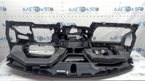 Торпедо передняя панель с AIRBAG VW Tiguan 18-24 черная, ржавый пиропатрон