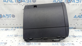 Ящик рукавички, бардачок VW Tiguan 18-24 чорний під cd changer, 2 частини, подряпини