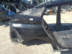 Чверть крило ззаду права Toyota Prius 50 16-18 під BSM на кузові, чорна, тичка