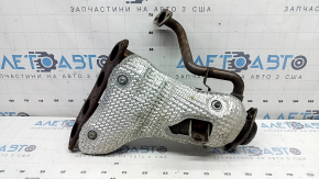 Коллектор выпускной с катализатором Toyota Prius 50 16-21 с защитой