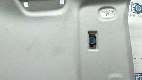 Обшивка потолка Toyota Prius V 12-16 серая, без люка, заломы, под химчистку, надрывы, оторван пенопласт