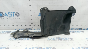 Защита двигателя боковая левая Toyota Prius 50 16-18 затерта, надрывы, примята