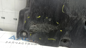 Защита переднего бампера Toyota Prius 50 16-18 затерта, надрывы, примята