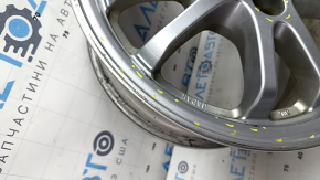 Диск колесный R15x6.5J ET40 Toyota Prius 50 16-22 легкая бордюрка